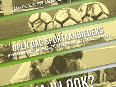 11 juni: Open Dag Hapse Sportaanbieders