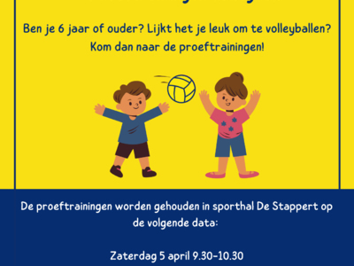 Doe mee met proeftrainingen voor de jeugd